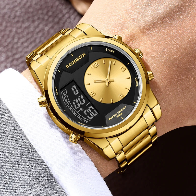 New Fashion Gold Watch For Men