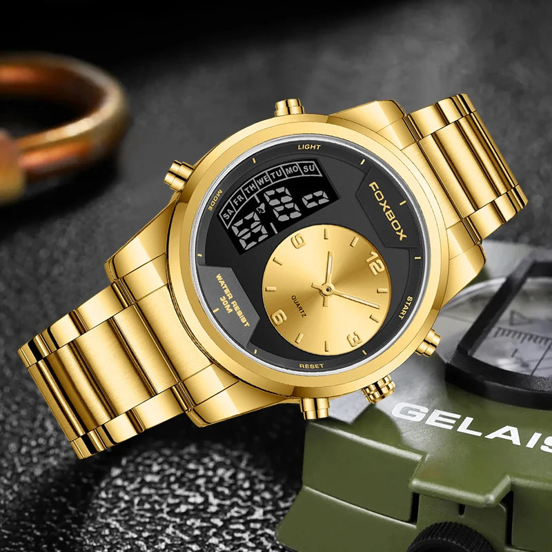 New Fashion Gold Watch For Men