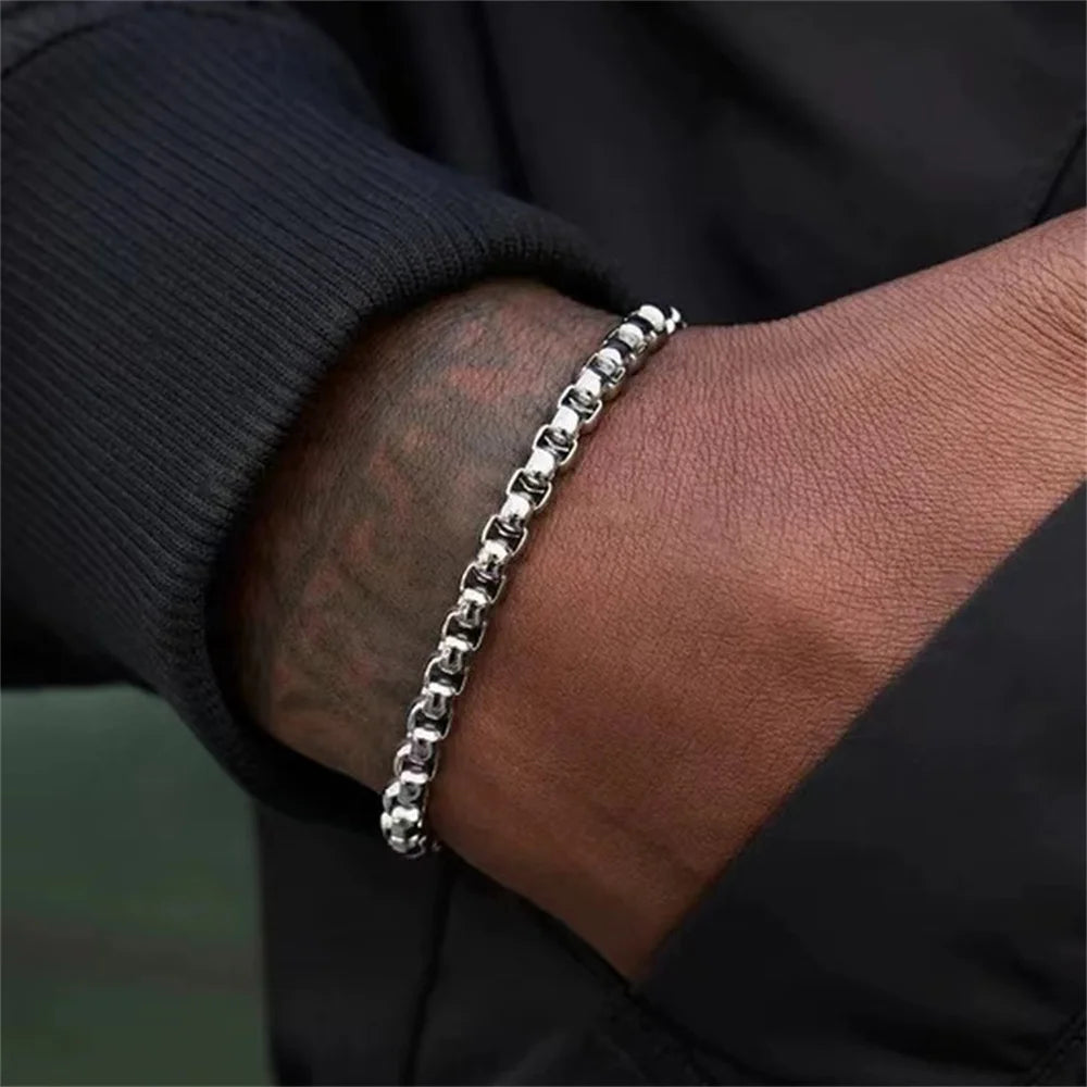 Bracelet Men Titanium Steel Jewelry