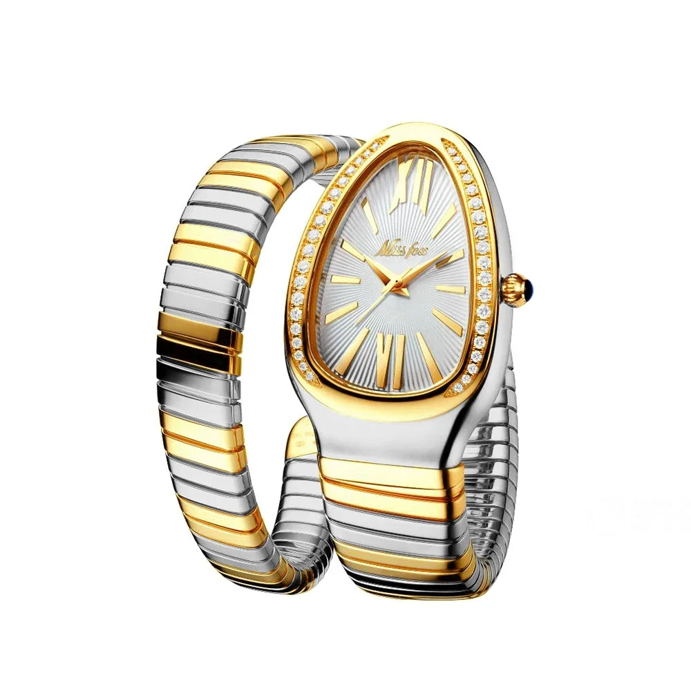 Classic Snake Shape Watch For Women