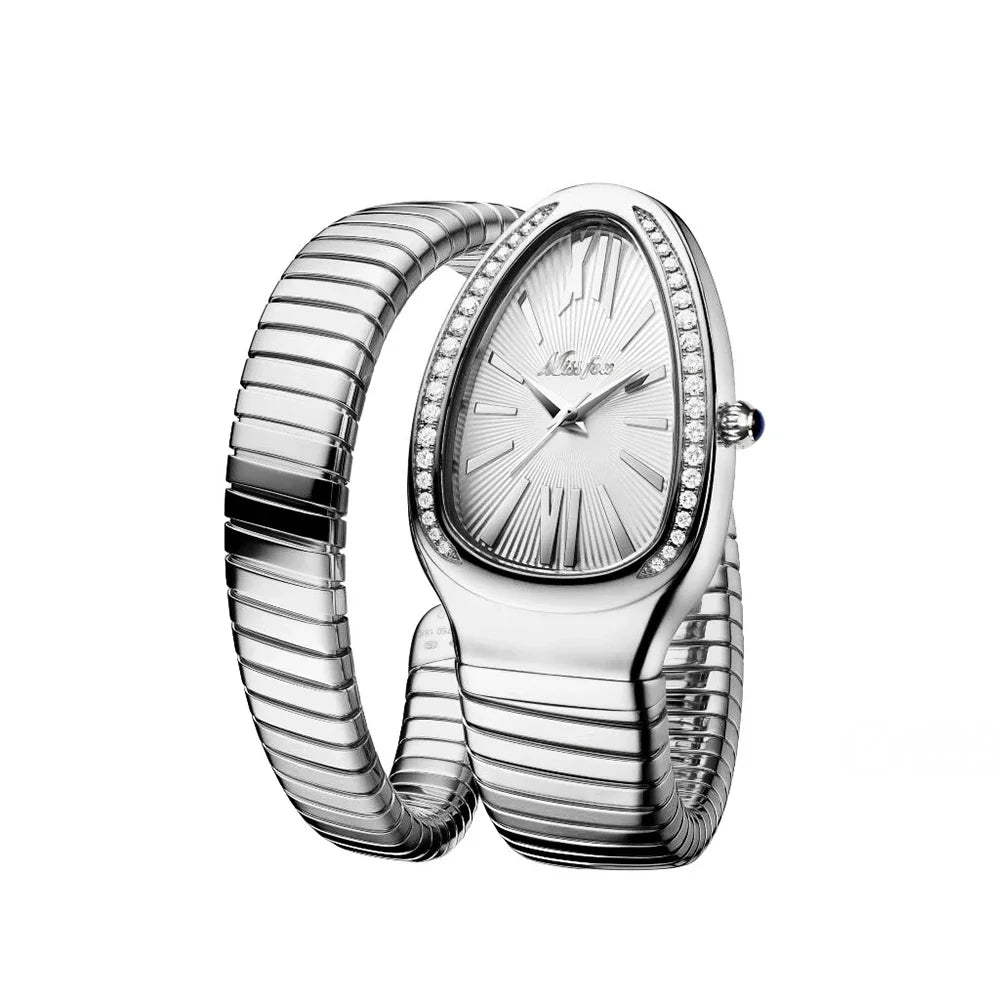 Classic Snake Shape Watch For Women