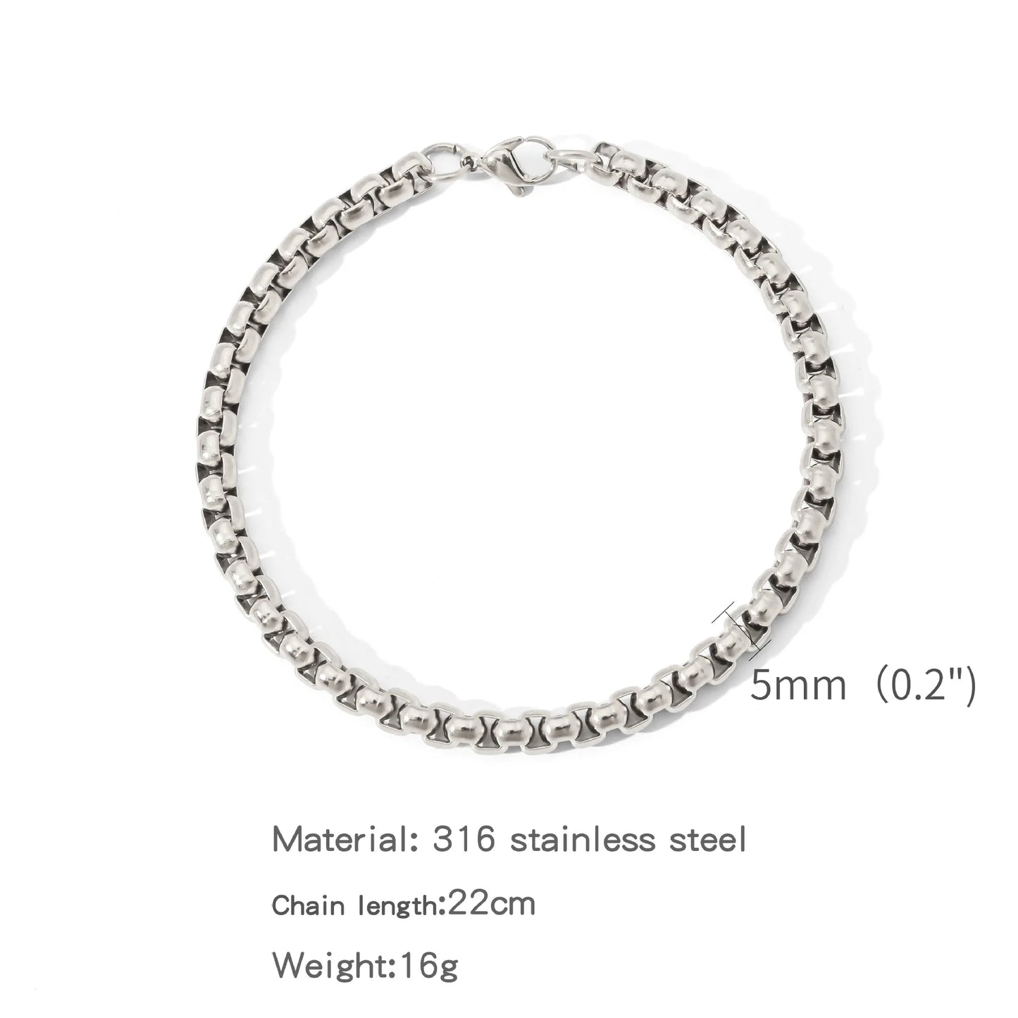 Bracelet Men Titanium Steel Jewelry