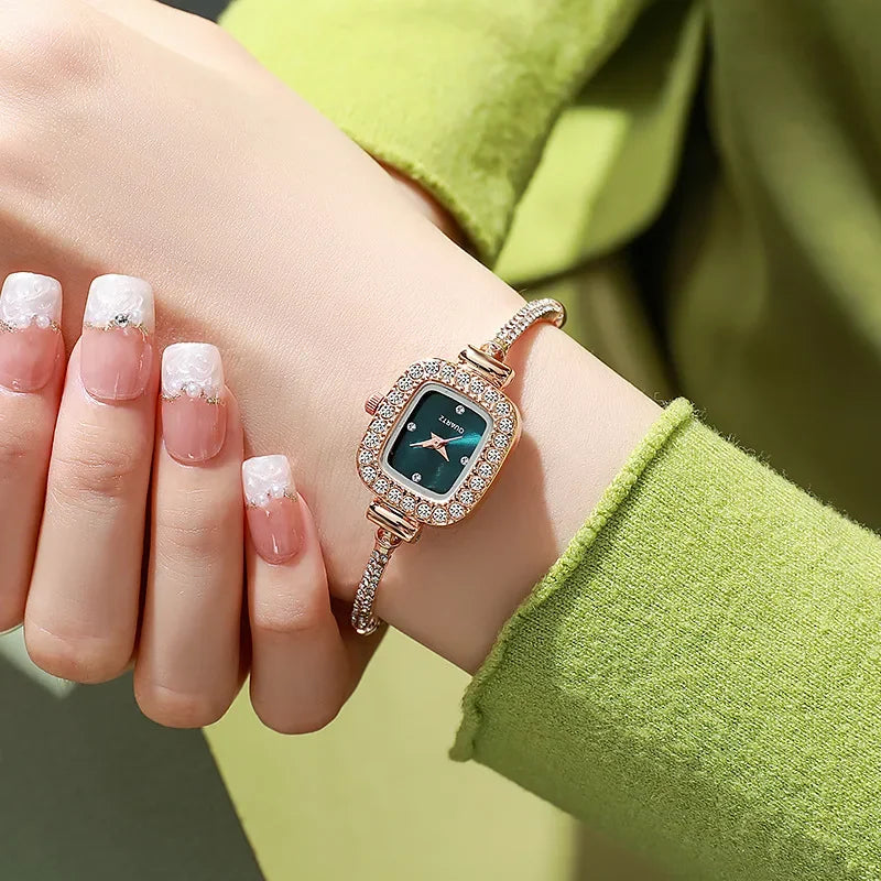 Elegant Quartz Wristwatches Luxury Bracelet Women's