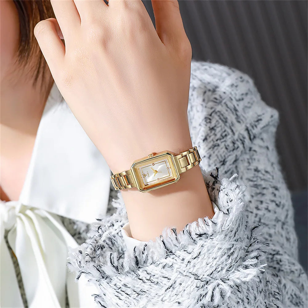 New Women Watch Light Luxury Simple Square