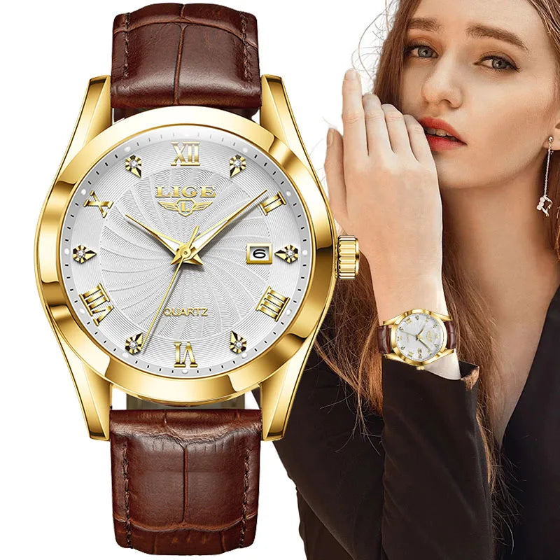 LIGE Women Watch Fashion